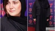 تیپ ساده و بیحال باران کوثری در اکران عمومی+عکس