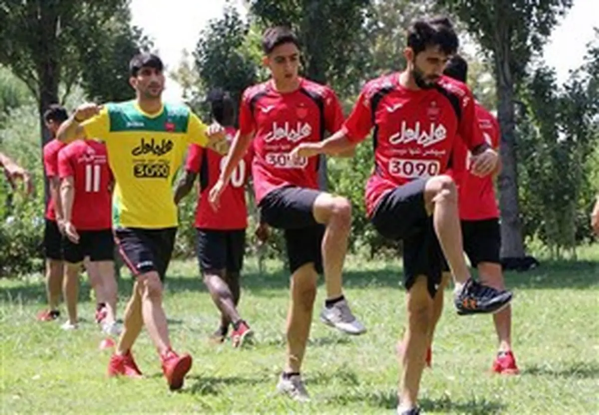  تمرینات تیم قرمز بدون 6 بازیکن!