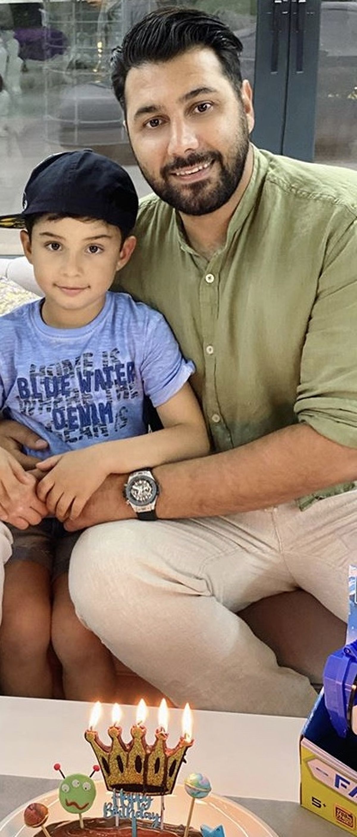 پسر کوچیک احسان خواجه امیری + عکس