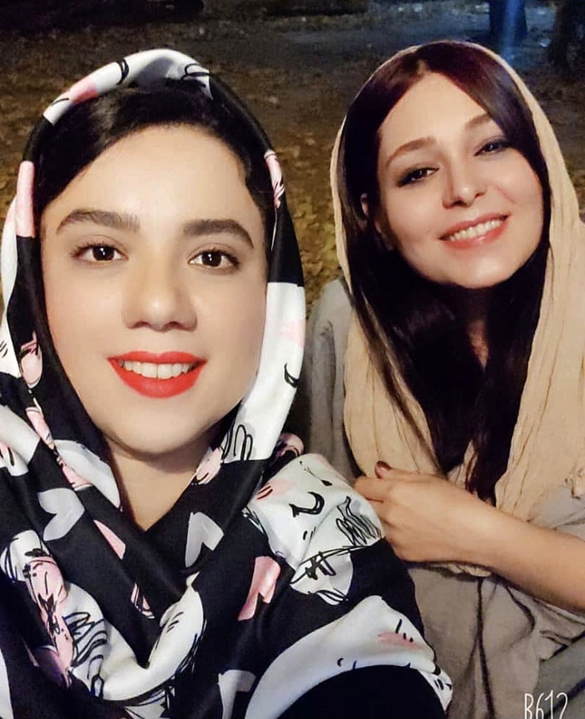 گشت شبانه سانیا سالاری و دوستش + عکس