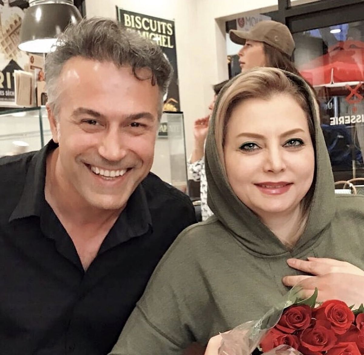 دانیال حکیمی و همسرش + عکس