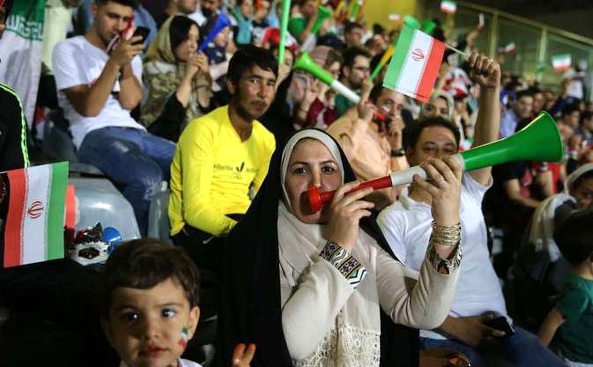 جو فرهنگی ورزشگاه آزادی با حضور خانواده ها 