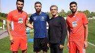 مهاجم استقلالی در تمرین پرسپولیس حاضر شد+ عکس
