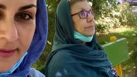 تفریحات سر صبحی خانم بازیگر با مادرش در پارک + عکس