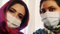 شبنم‌ مقدمی‌ و گلاره عباسی در پویش ماسک بزنیم + عکس