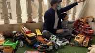 بازی کردن محسن‌تنابنده با پسرش + عکس