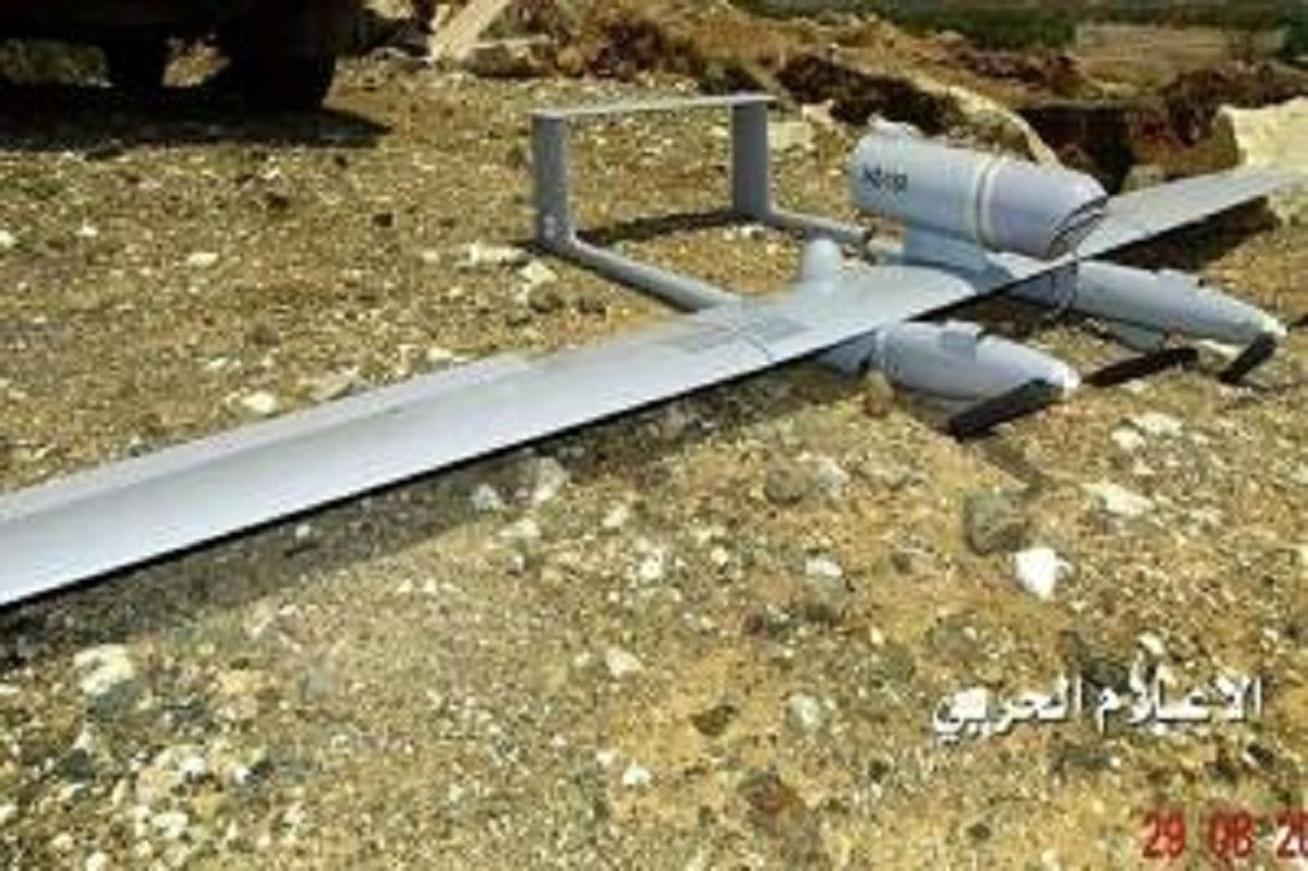 سقوط پهپاد جاسوسی عربستان در نجران+ تصاویر