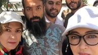 نیکی کریمی در پشت صحنه فیلم جدیدش+عکس