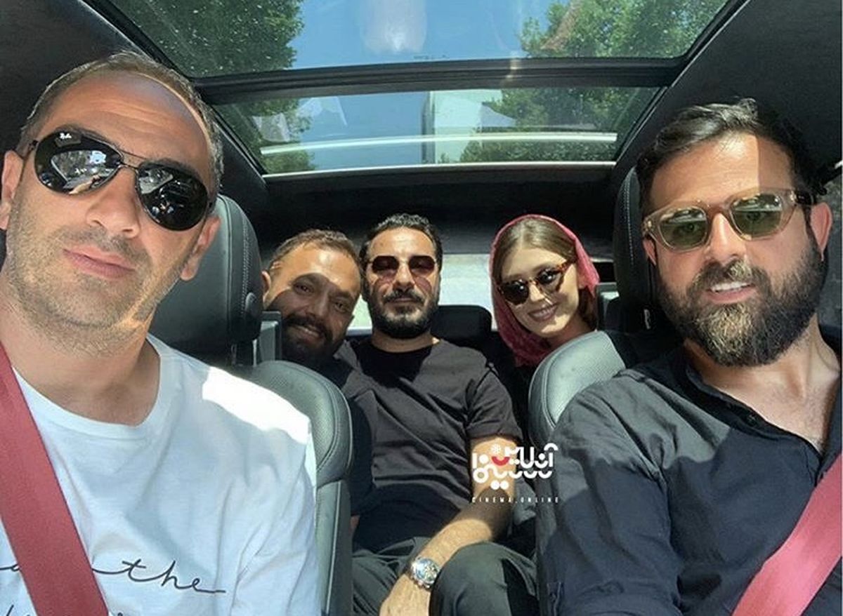 بازیگران قورباغه‌ در ماشین + عکس