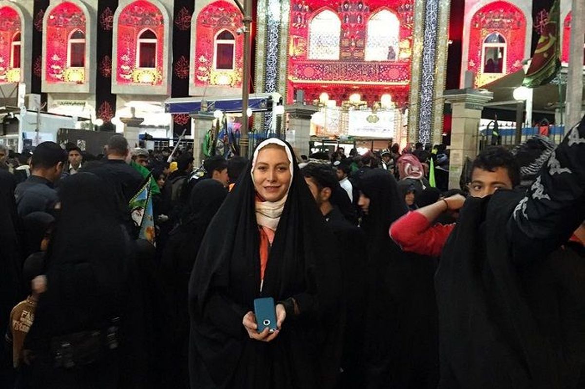 چرا فریبا نادری با چادر به کربلا رفت؟