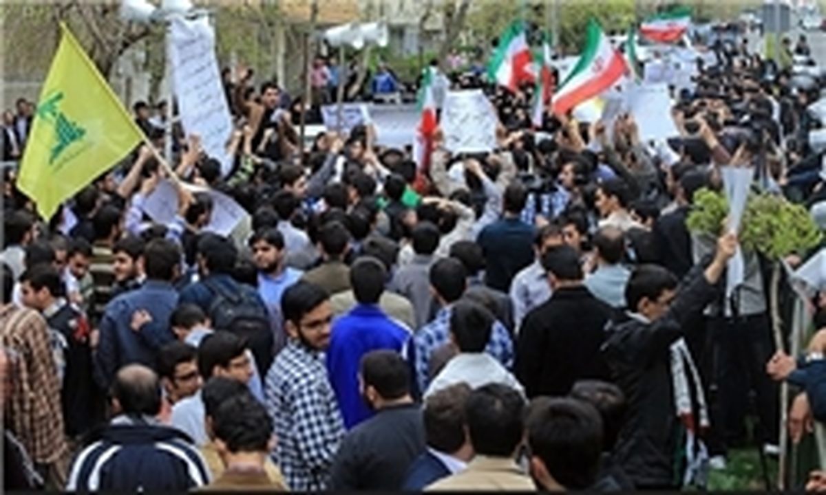 راهپیمایی دانشجویان امروز بعد از نماز جمعه