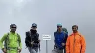صعود خانم بازیگر به قله مهرچال + عکس
