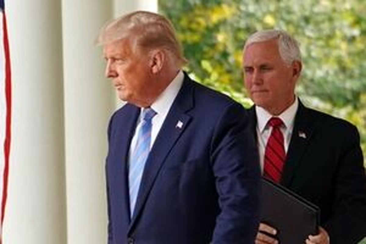 پنس قصد شرکت در مراسم خداحافظی ترامپ را ندارد