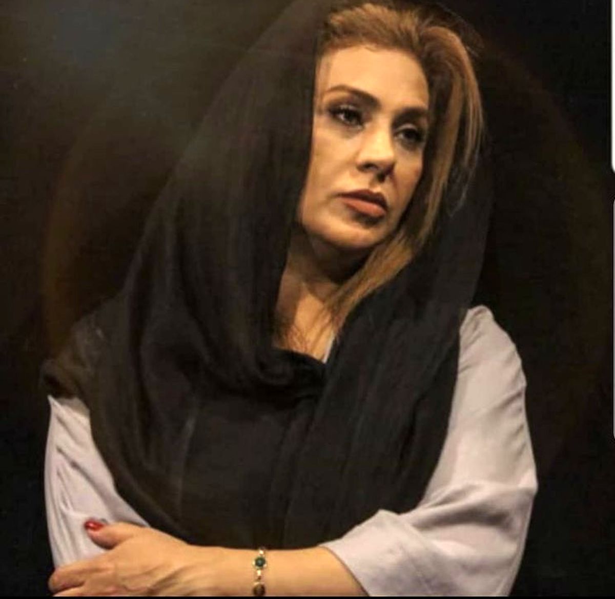 چهره غمگین نسرین مقانلو + عکس