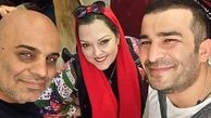 عکس خوشحال و سرحال پرستو گلستانی و یوسف تیموری