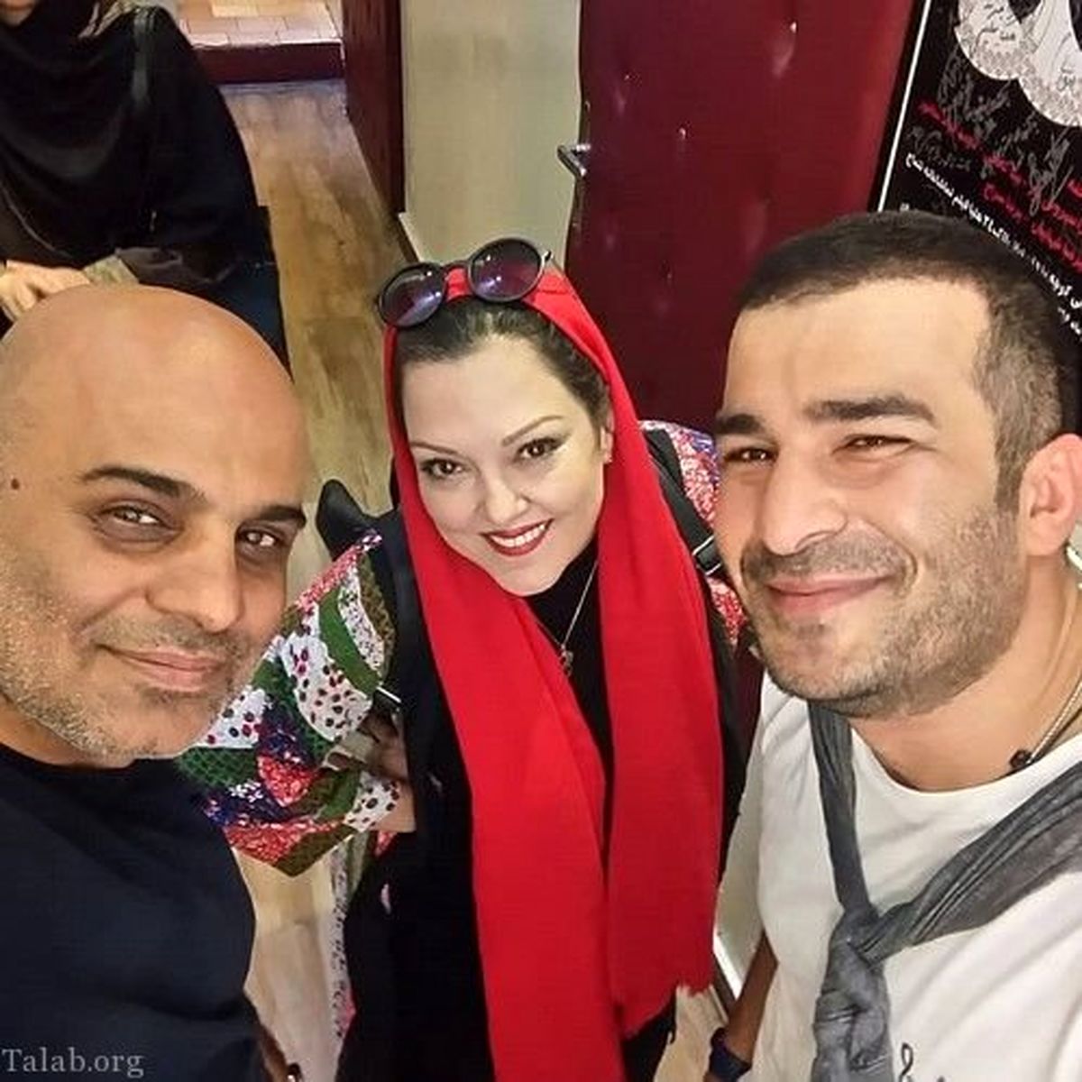 عکس خوشحال و سرحال پرستو گلستانی و یوسف تیموری