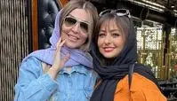 استایل بسیار شیک نفیسه روشن با مانتوی نارنجی + عکس