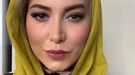 سلفی زیبای فریبا نادری با چهره میکاپ شده + عکس