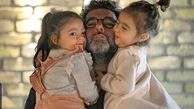مصطفی کیایی به همراه دختر و برادرزاده اش + عکس