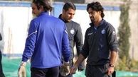 فرهاد مجیدی در تمرین استقلال