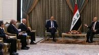 دیدار وزیر خارجه یونان با رئیس جمهور عراق