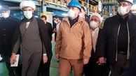 بازدید قالیباف از مجتمع فولاد شهرستان بروجن