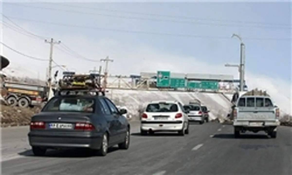 ترافیک محور تهران مازندران سنگین است