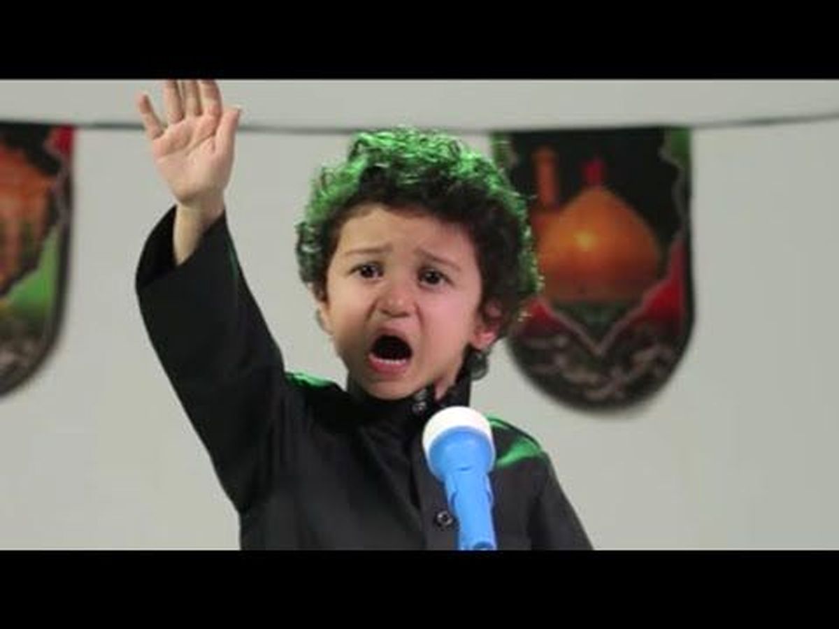  نوحه خوانی کودک عراقی+فیلم