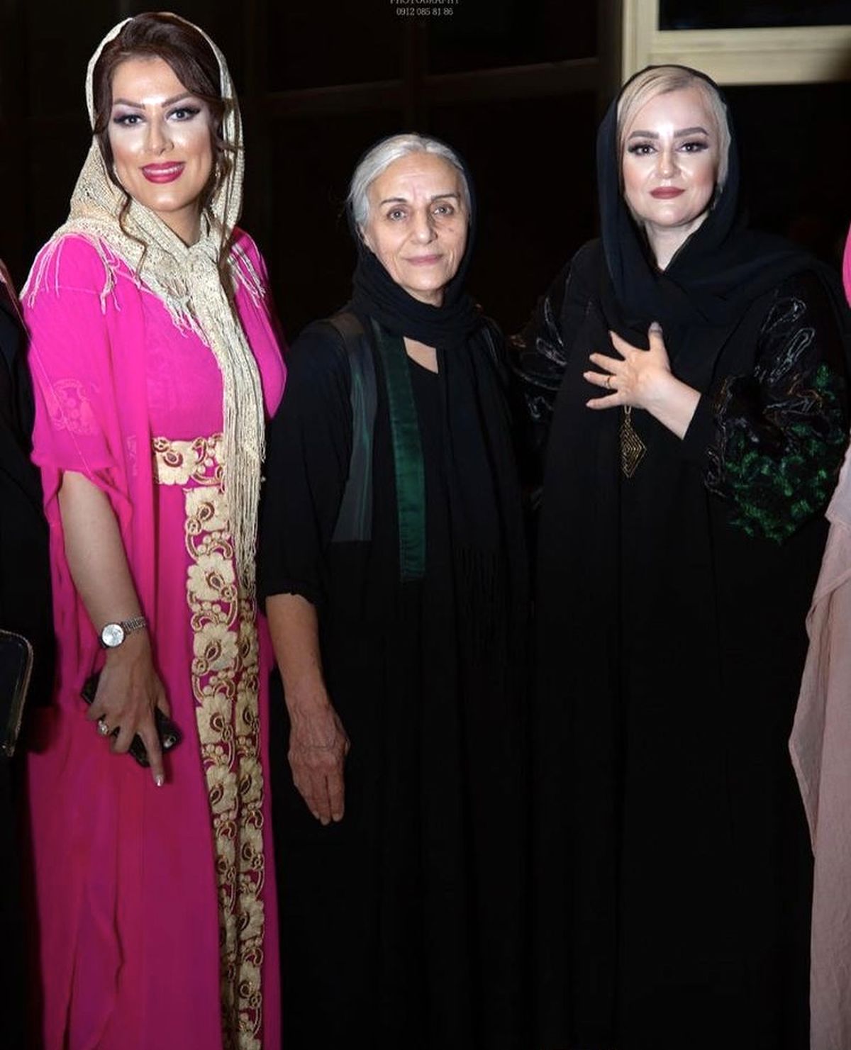 نعیمه نظام دوست در کنار مریم بوبانی و دوستش + عکس
