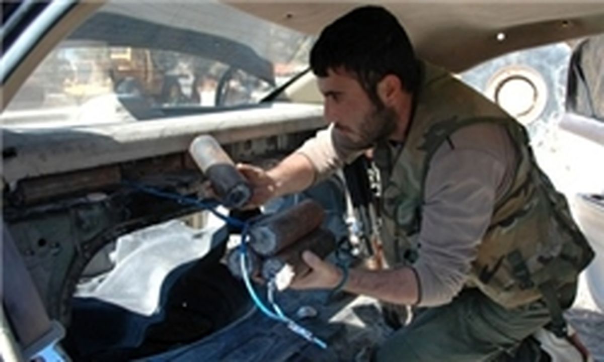 خنثی‌سازی یک خودروی بمب‌گذاری شده در بغداد