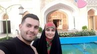 خانم مجری و همسرش در اصفهان+عکس