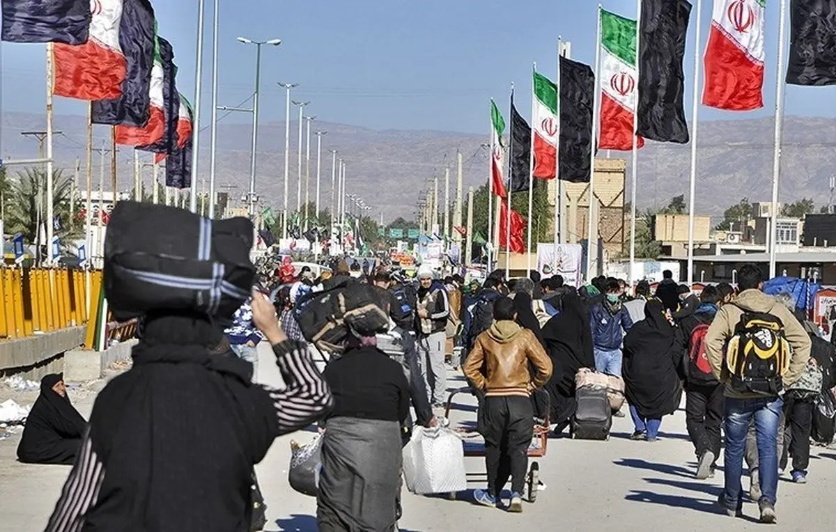 آخرین آمار تردد زائران کشور از مرز مهران