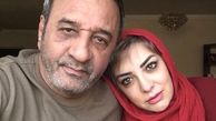 حال خوب حمیرا ریاضی در آغوش همسرش + عکس