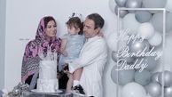 فریبا نادری و‌‌ همسر و دخترش + عکس