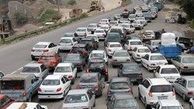 وضعیت ترافیکی در مسیر بازگشت از مرزهای سه‌گانه
