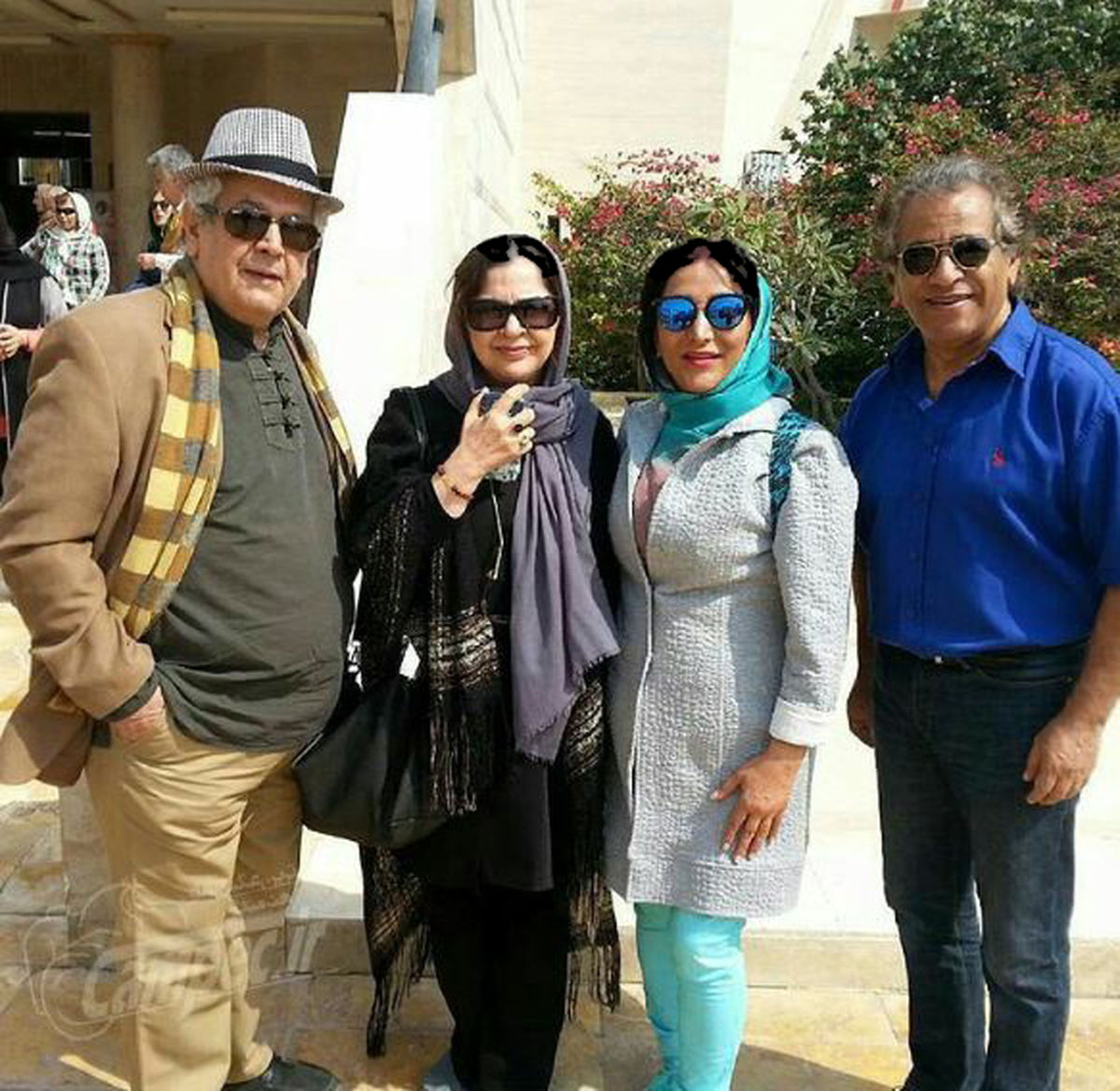 گردش خانوادگی دوبازیگر پیشکسوت معروف+عکس