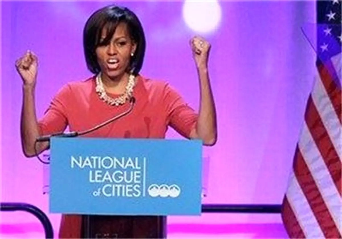 میشله اوباما جای همسرش را در مهمانی هالیوود می‌گیرد