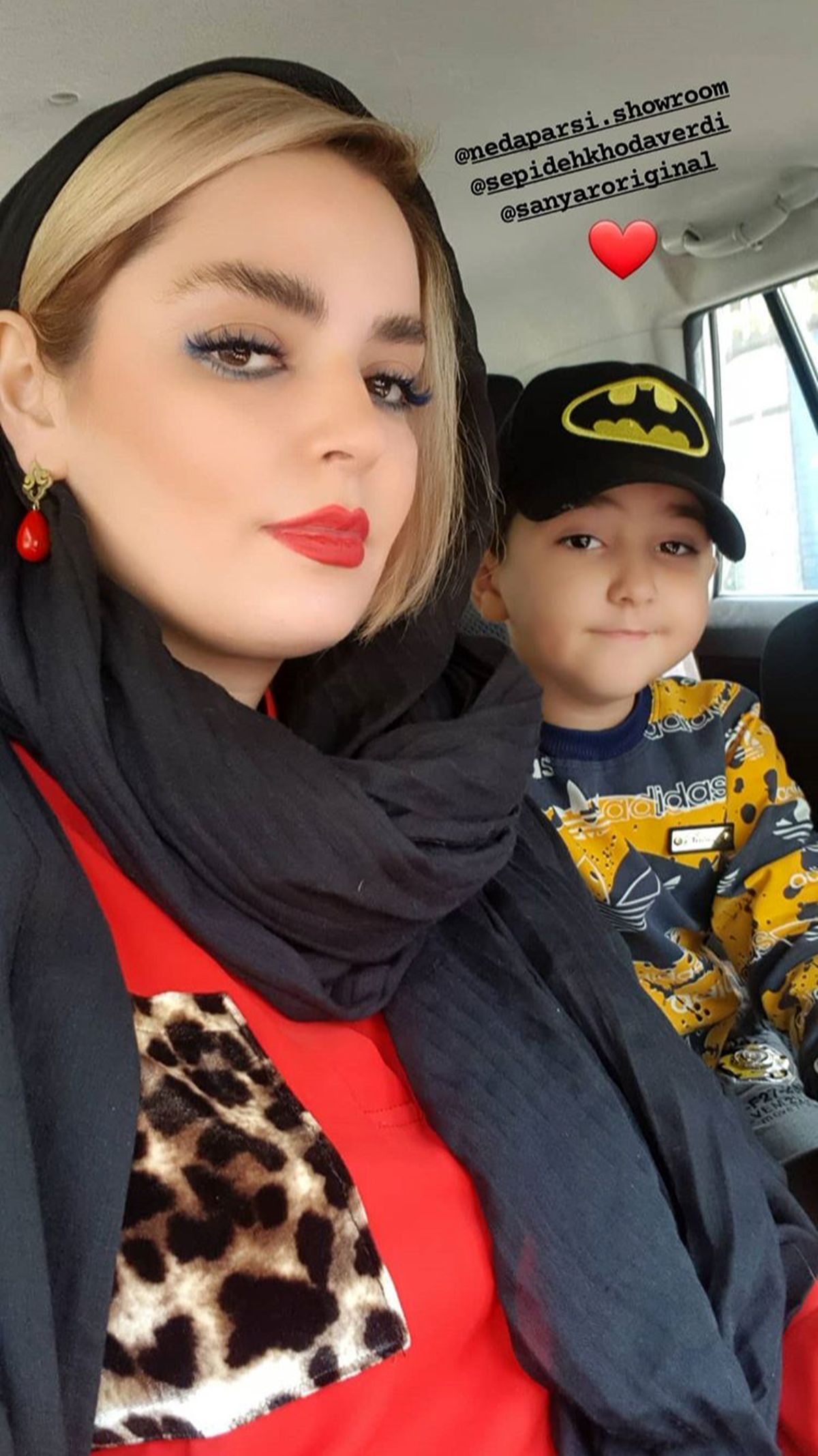 سپیده خداوردی و ‌پسرش + عکس