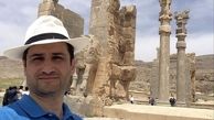 پویا امینی در تخت جمشید + عکس