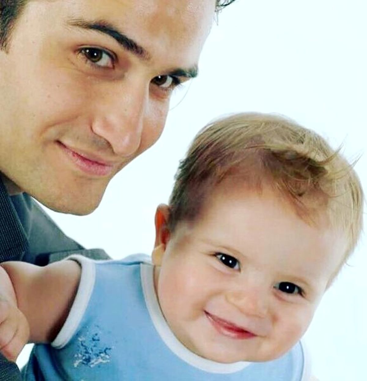 عکسی از کودکی های پسر بازیگر مشهور