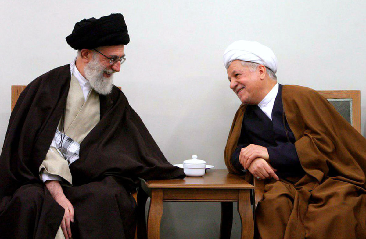 قرائت متن پیام تسلیت رهبری برای درگذشت آیت الله هاشمی‌