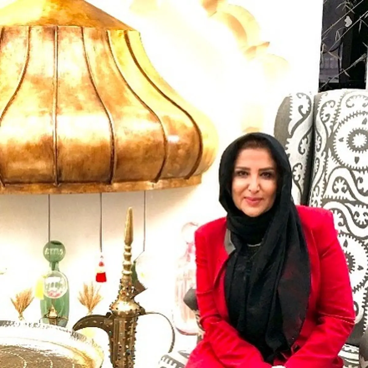 عکس شیک خانم مجری به خانه برمیگردیم 