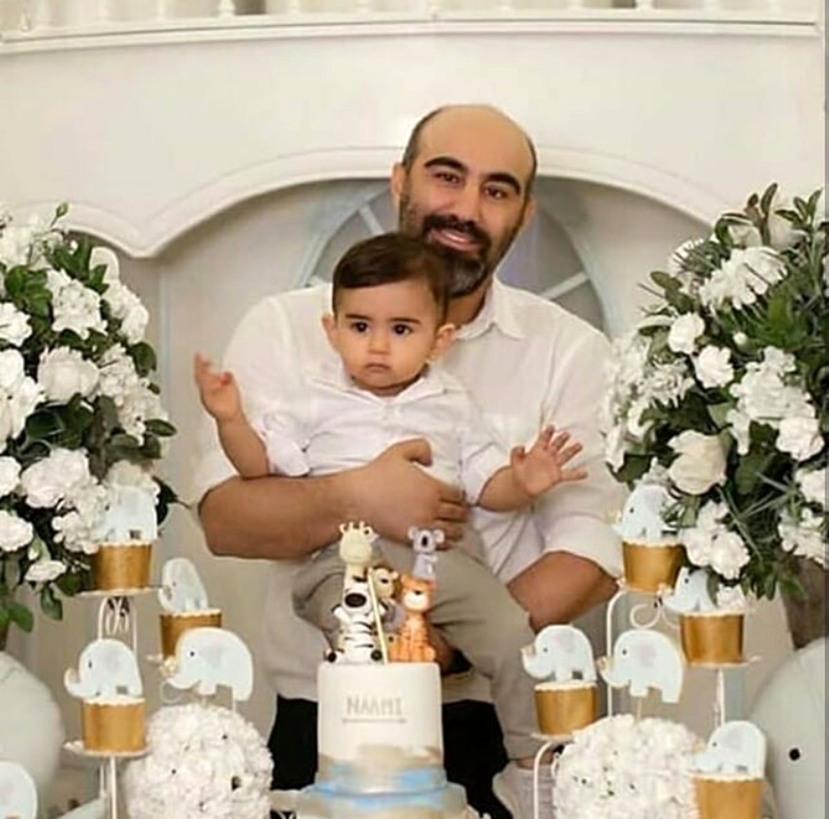 جشن تولد شیک پسر محسن تنابنده+عکس