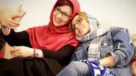 معصومه  کریمی و رفیق صمیمی بازیگرش+عکس