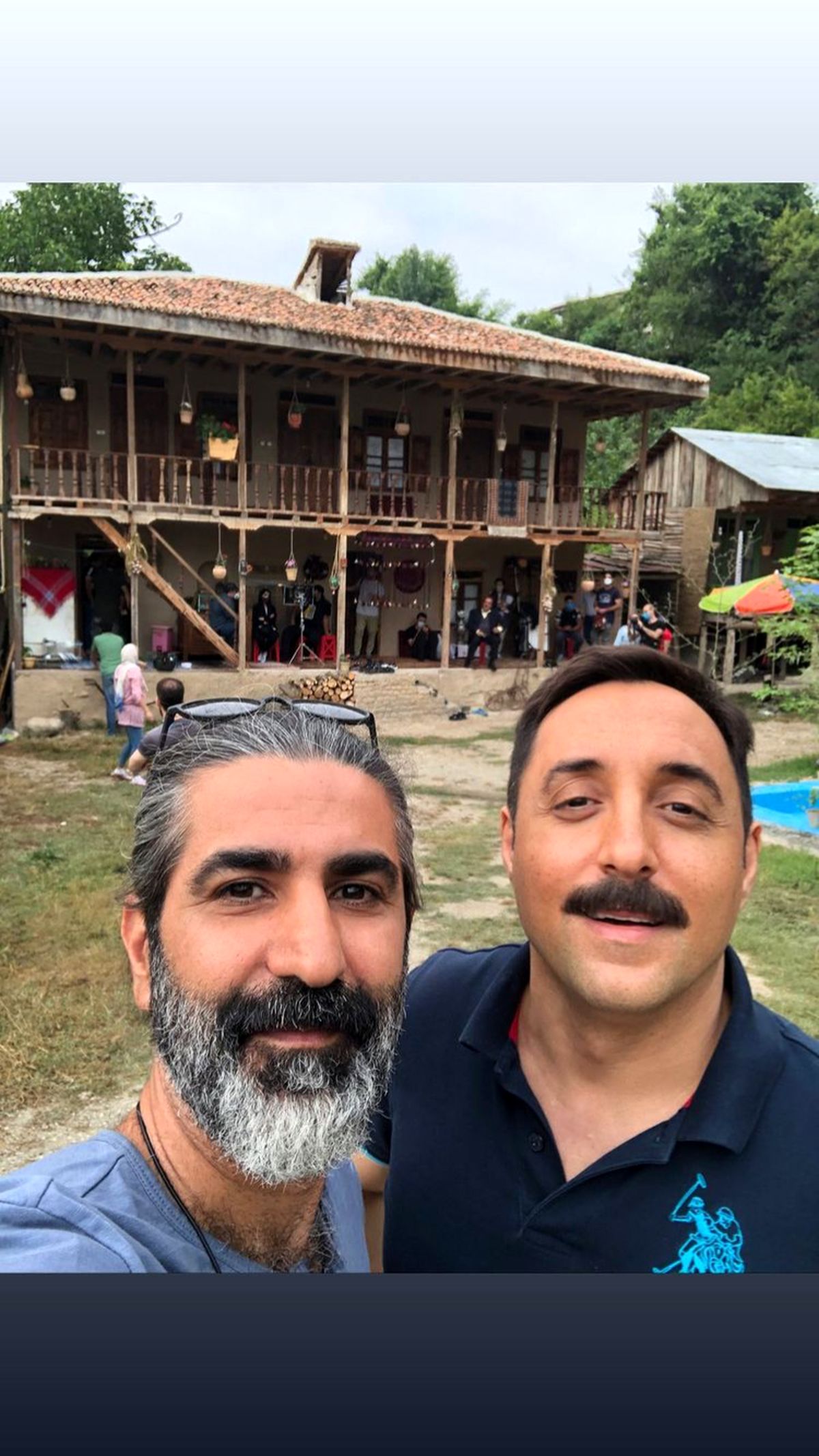 امیرحسین رستمی در طبیعت زیبای شمال + عکس