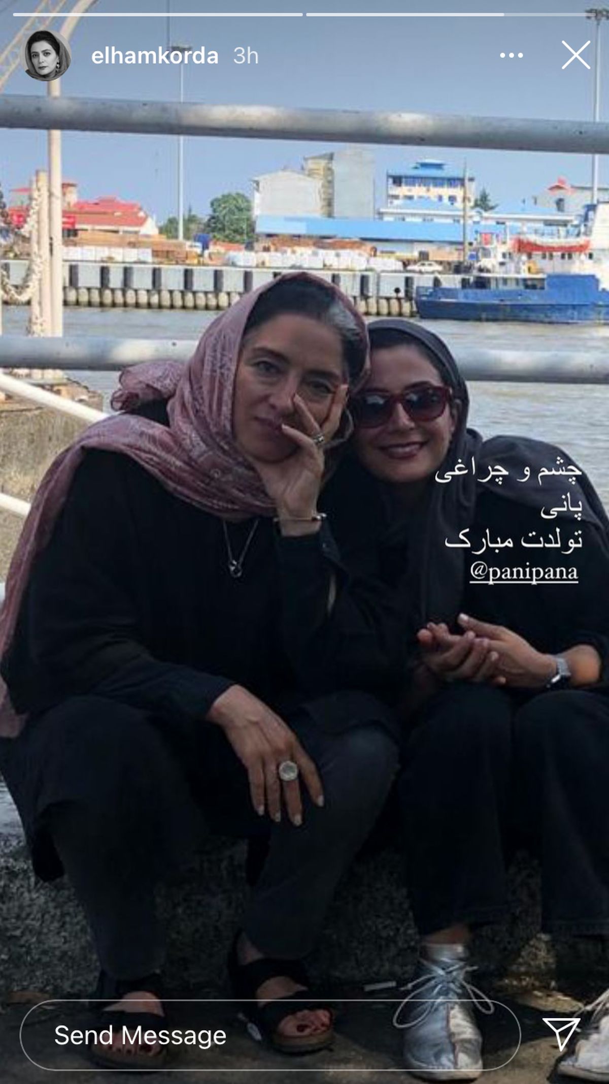 چشم و چراغ الهام کردا + عکس