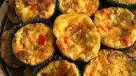طرز تهیه مافین سوسیس و تخم مرغ