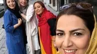 پیاده روی الیکا عبدالرزاقی و دوستانش+عکس
