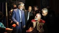 دیدار وزیر ارشاد با بازیگرانی که روی ویلچر، نمایش «رستم و سهراب» را اجرا کردند