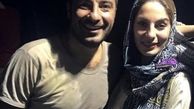 نوید محمدزاده و خواهرش در یک مراسم + عکی